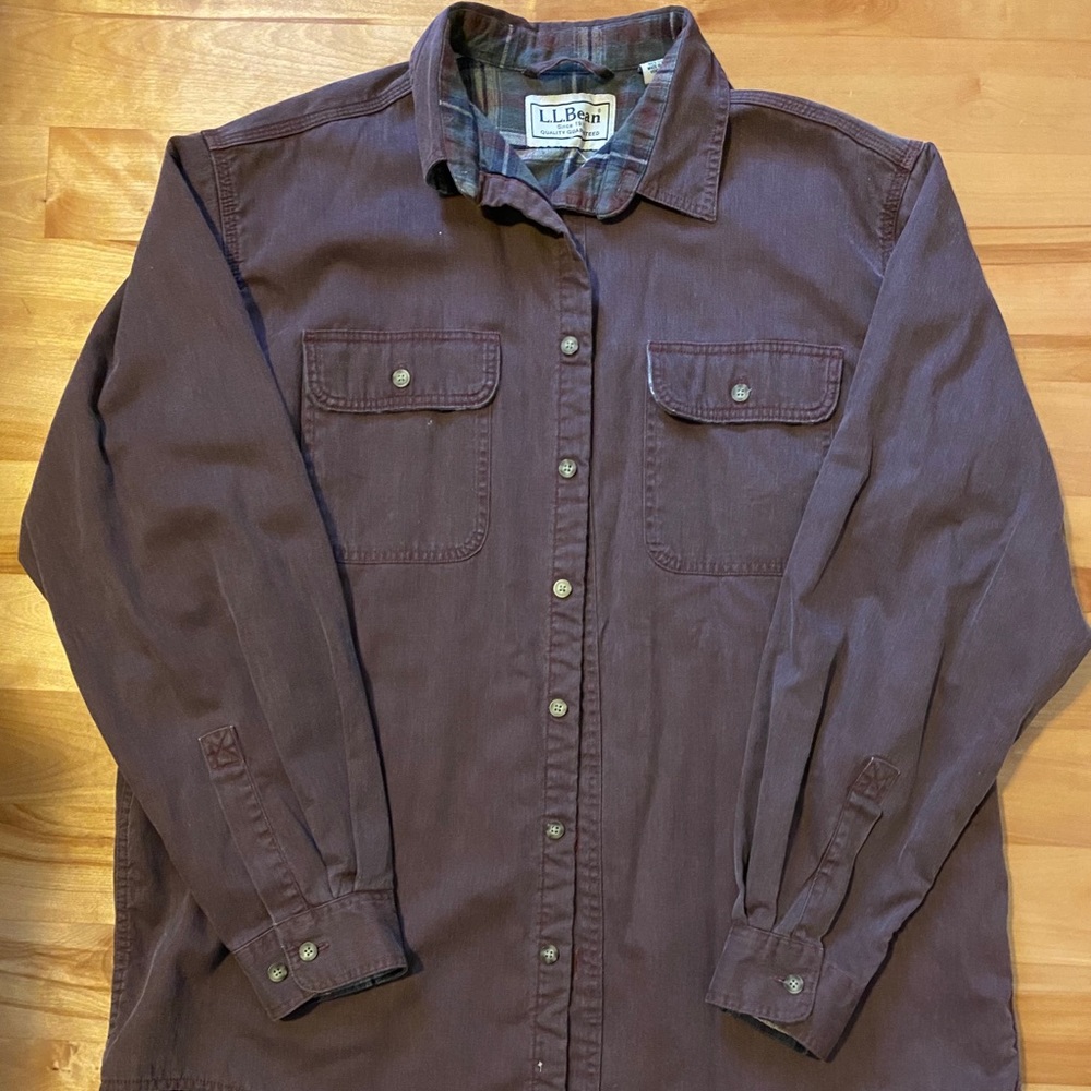 Oversized LLBean Shacket